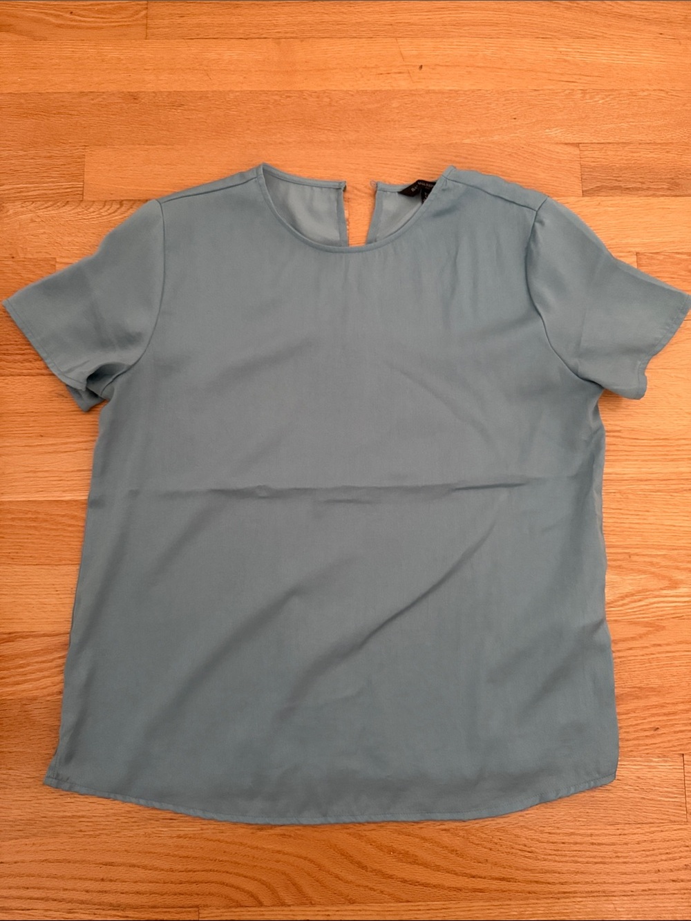 Banana Republic Short-Sleeve Crewneck Top - Dusty Blue